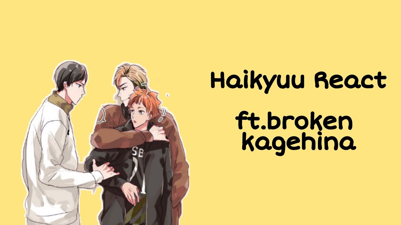 Haikyuu react to Hinata ( 1k special ) ( kagehina breakup ) Haikyuu text