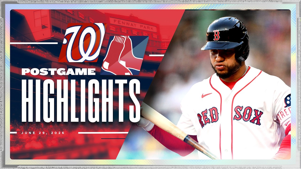 ЛУЧШИЕ МОМЕНТЫ ИГРЫ RED SOX: Red Sox против Nationals &mdash; Уилсон Контрерас выбивает свой 18-й хоум-...