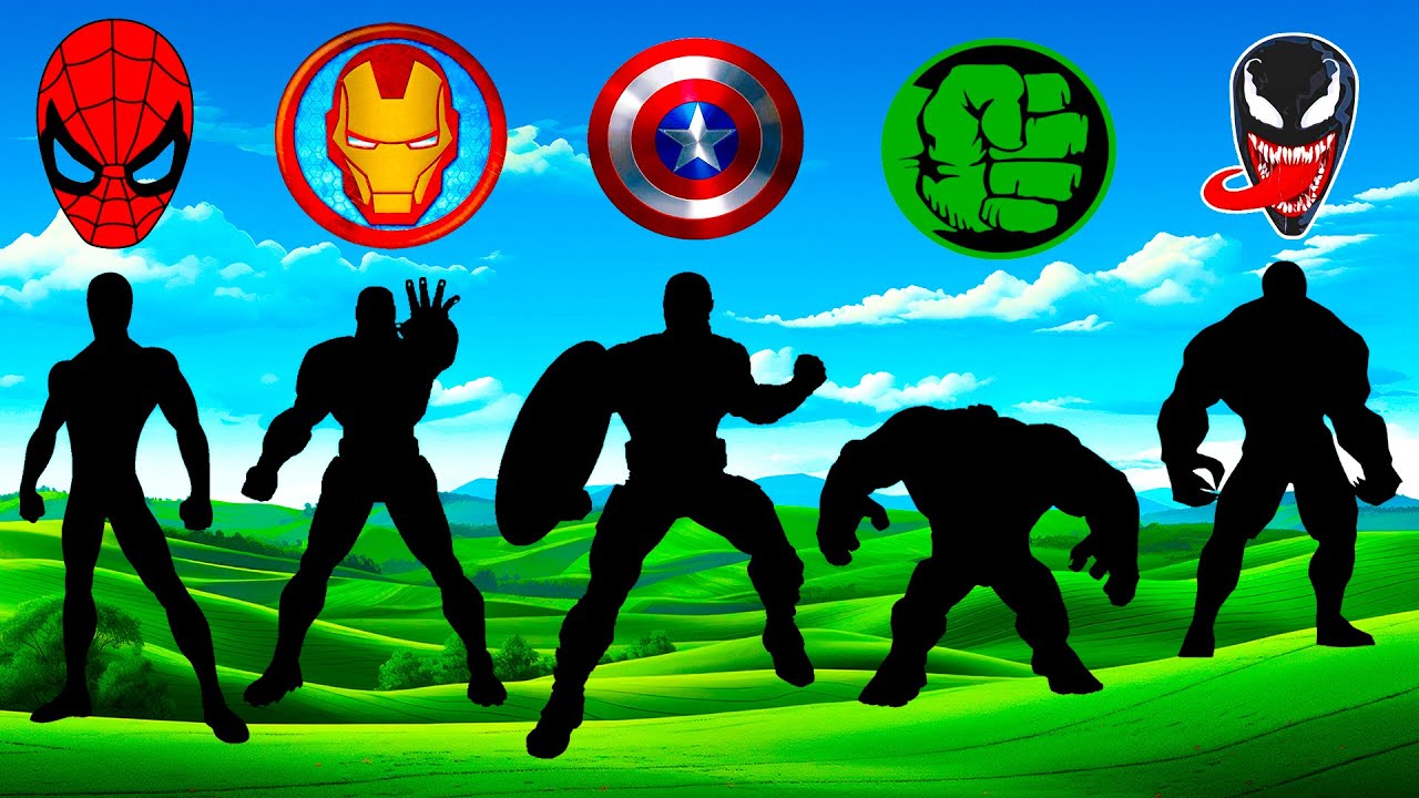 TEBAK GAMBAR TOP SUPERHERO | AVENGERS, MARVEL, SPIDER MAN, IRON MAN, HULK, VENOM, CAPTAIN AMERICA