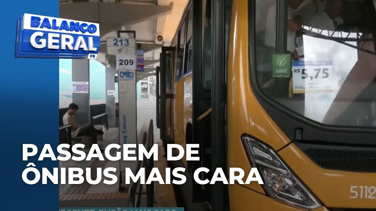 Passagem de &ocirc;nibus em Londrina sobe para R$ 6,25