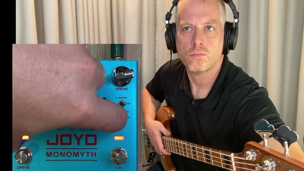Joyo R-26 Monomyth Bass Preamp - Sound demo
