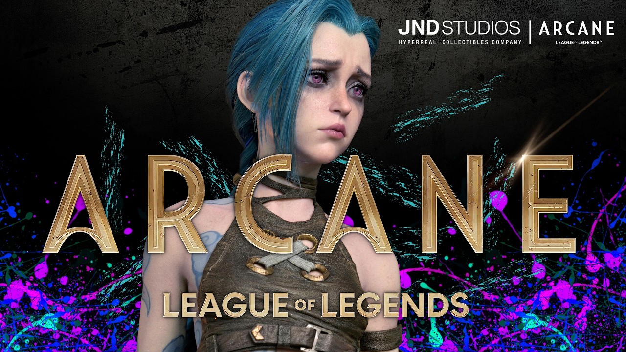 [JND Studios] JINX of Arcane: League of Legends 1:3 scale Promotional Video Revealed!