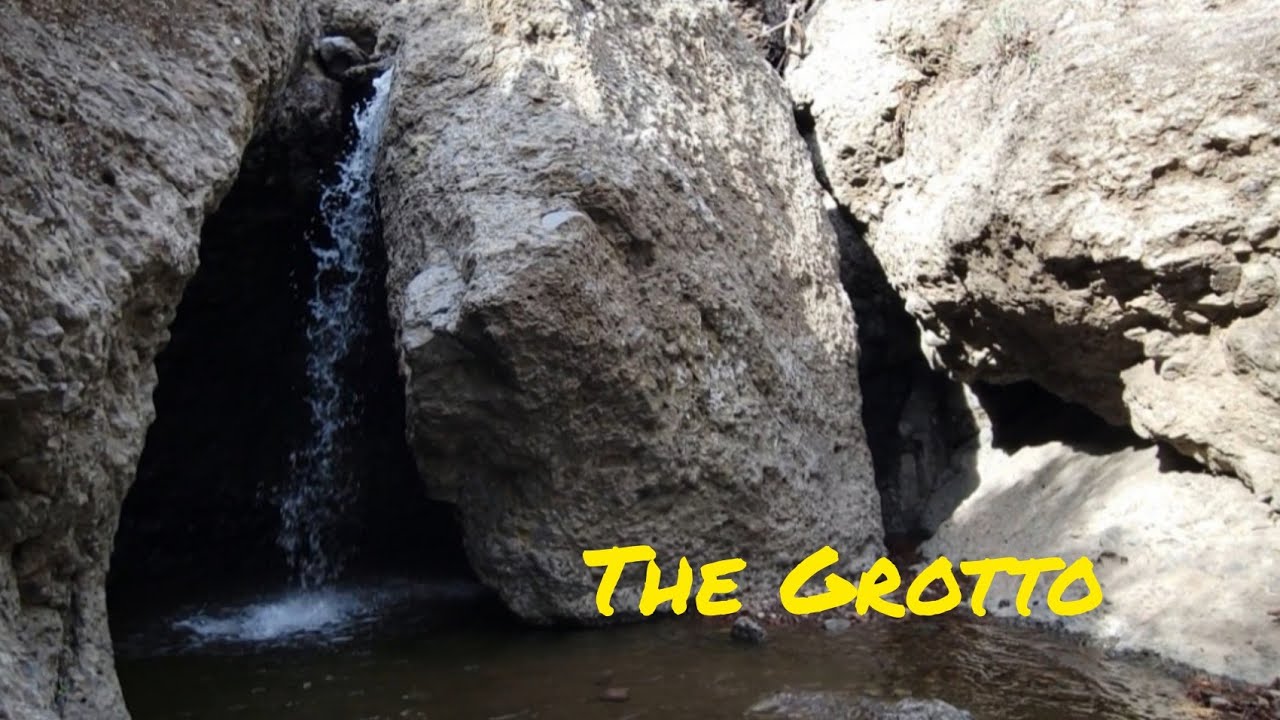 Hiking to a Cave on the Grotto Trail in Malibu California