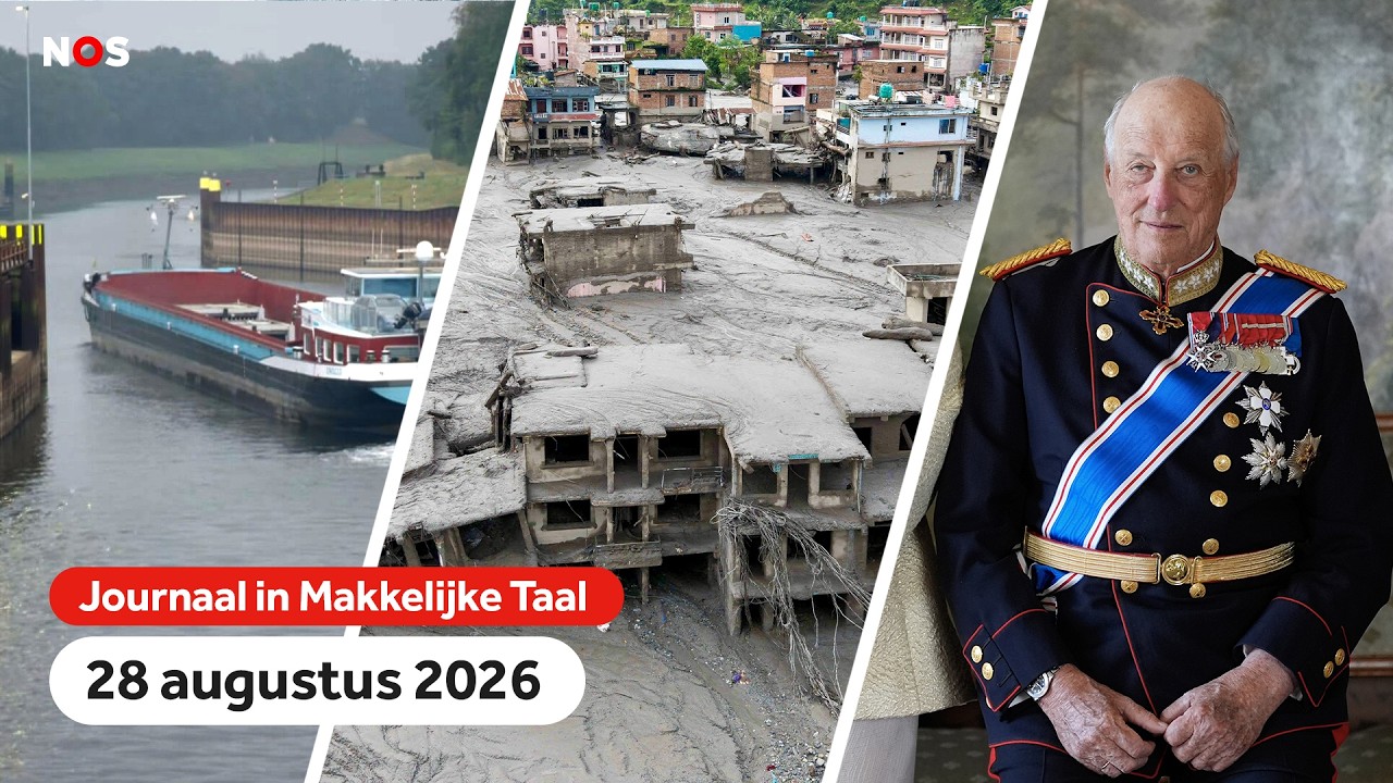 Water in rivieren iets hoger, angst in Nepal voor nieuwe overstroming, koning Noorwegen overleden