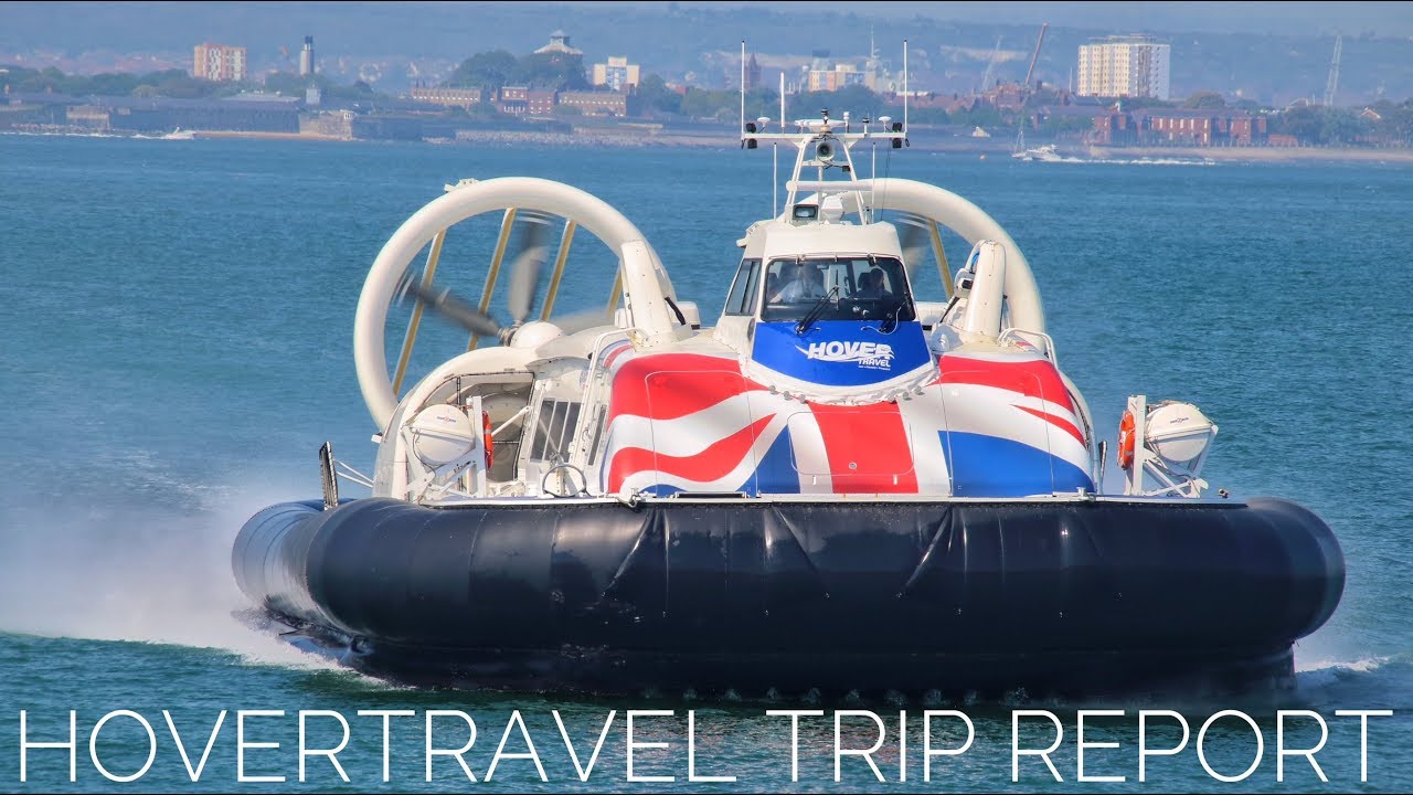 TRIP REPORT | Hovertravel Hovercraft SOUTHSEA to RYDE ESPLANADE *HD*