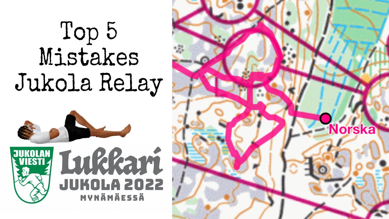 Jukolan Viesti 2022 Top5 Mistakes