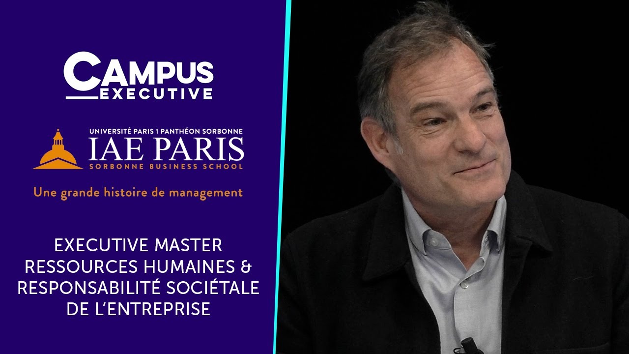 IAE Paris-Sorbonne - Master Ressources Humaines & RSE