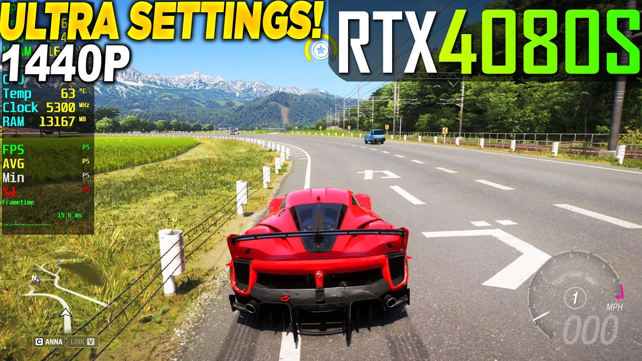 Forza Horizon 6 RTX 4080 Super - 1440p High, Ultra, Extreme, RT ON,