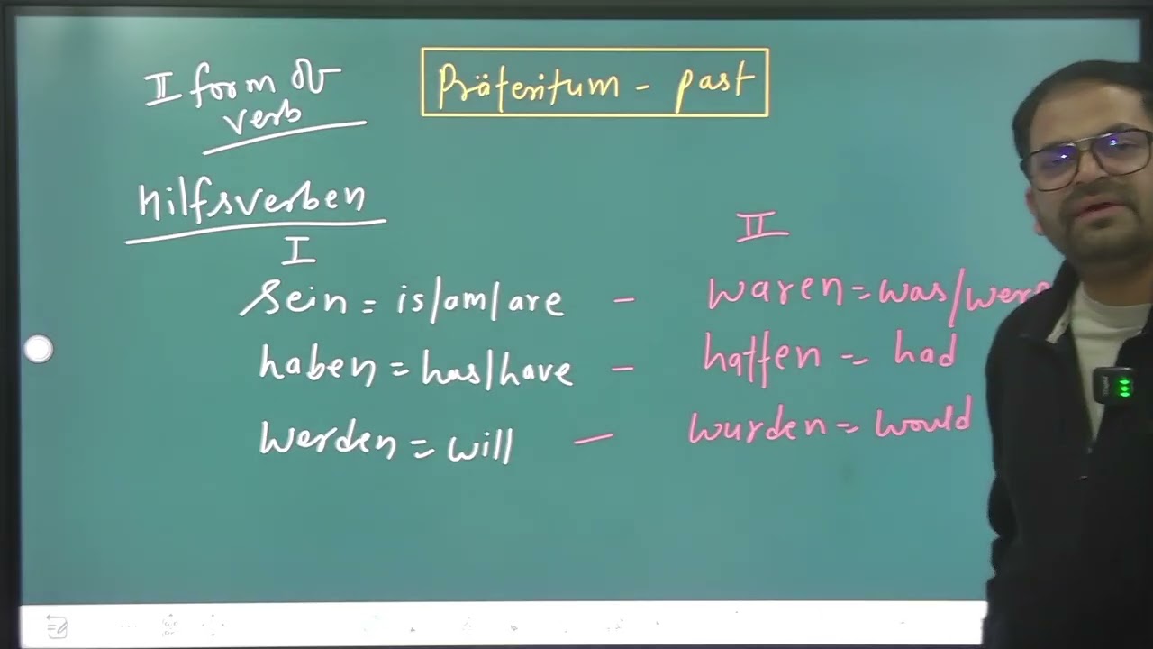 A1 - Past of Helping Verbs & Future Tense in German Grammar