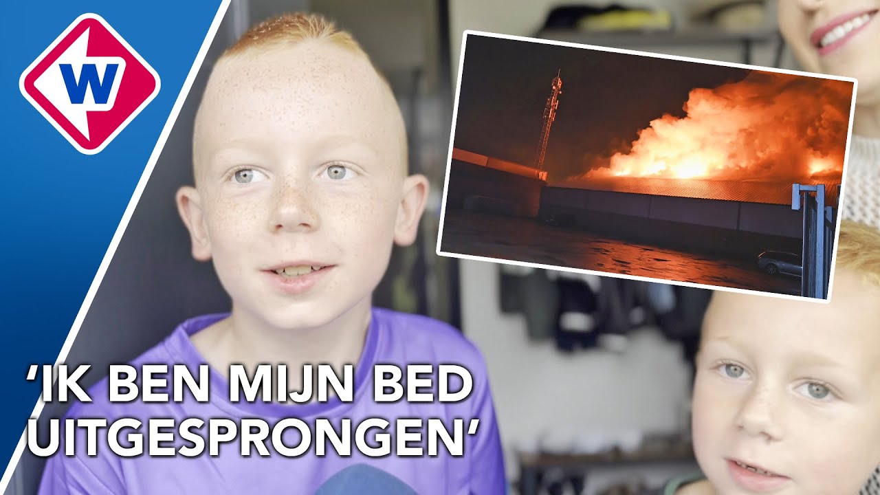 Grote brand legt bedrijfspand volledig in as