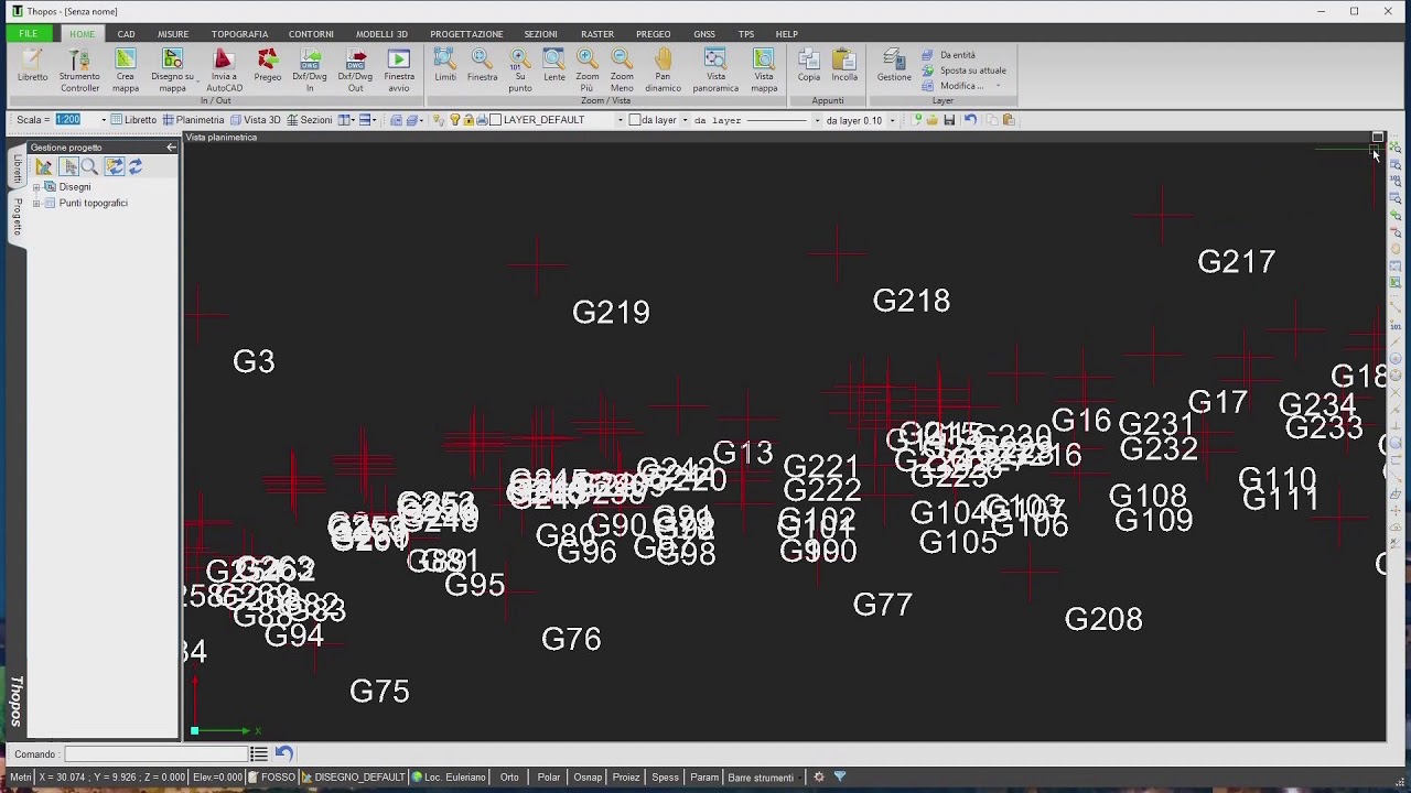 Differenze nell'importazione delle misure tra varie tipologie di strumenti GPS