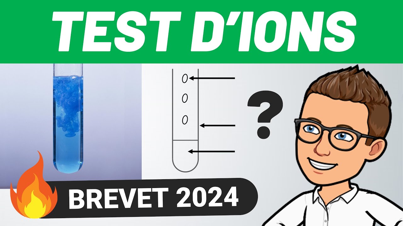 Identifier des IONS ? 🎯 BREVET PHYSIQUE CHIMIE 2024 💪 3e