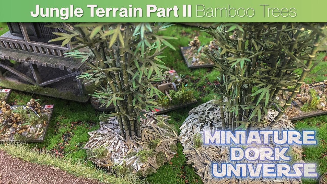 Making Jungle Terrain II (For all scales & games, Flames of War, Bolt Action, 'O' Group, etc.)