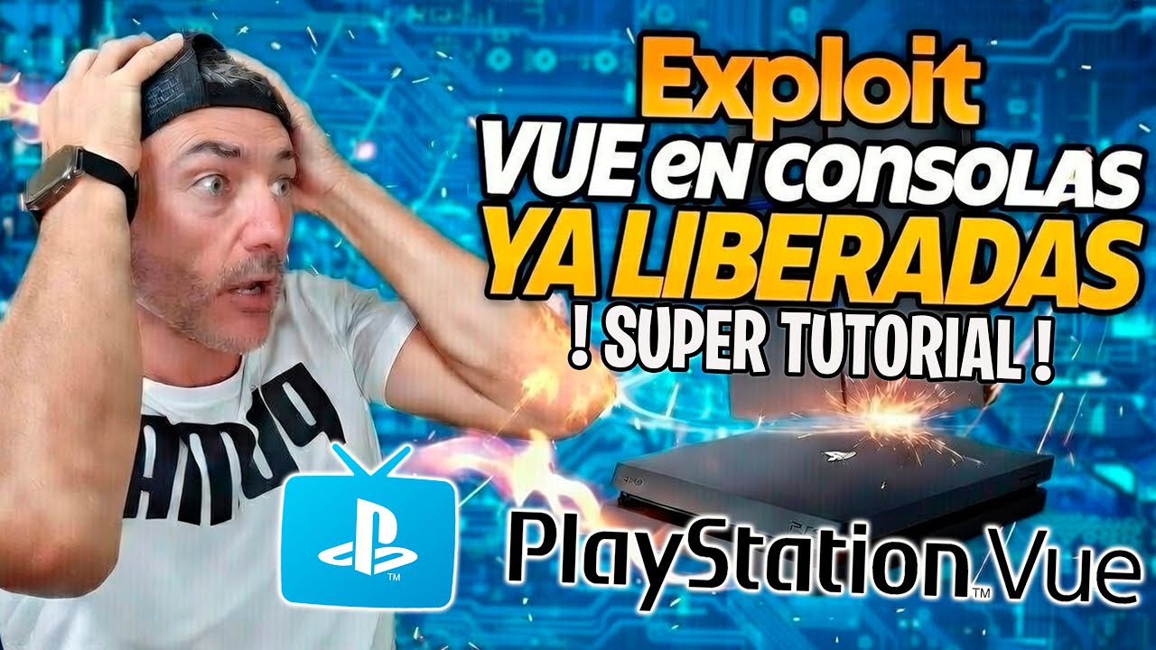 TUTORIAL EXPLOIT VUE para PS4 que ya estaban LIBERADAS. ¡Adiós DISCO, adiós USB a partir de ahora!