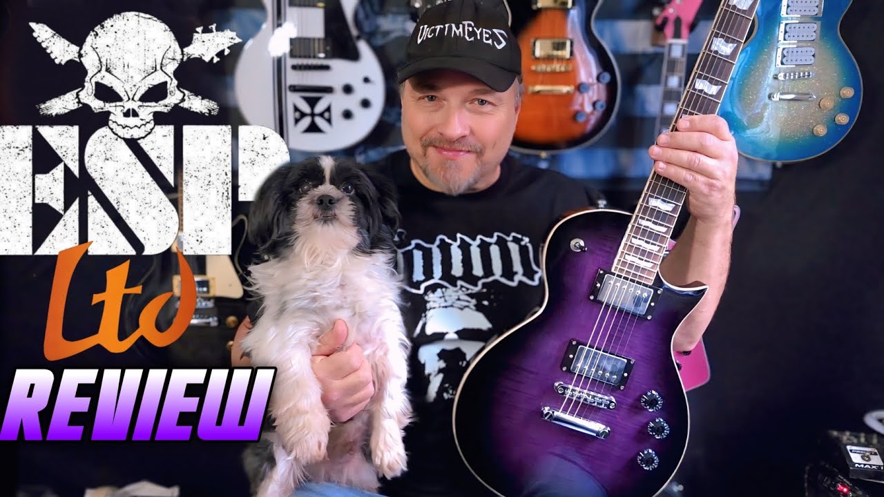 ESP LTD EC-256FM See-thru Purple Burst Review 2025