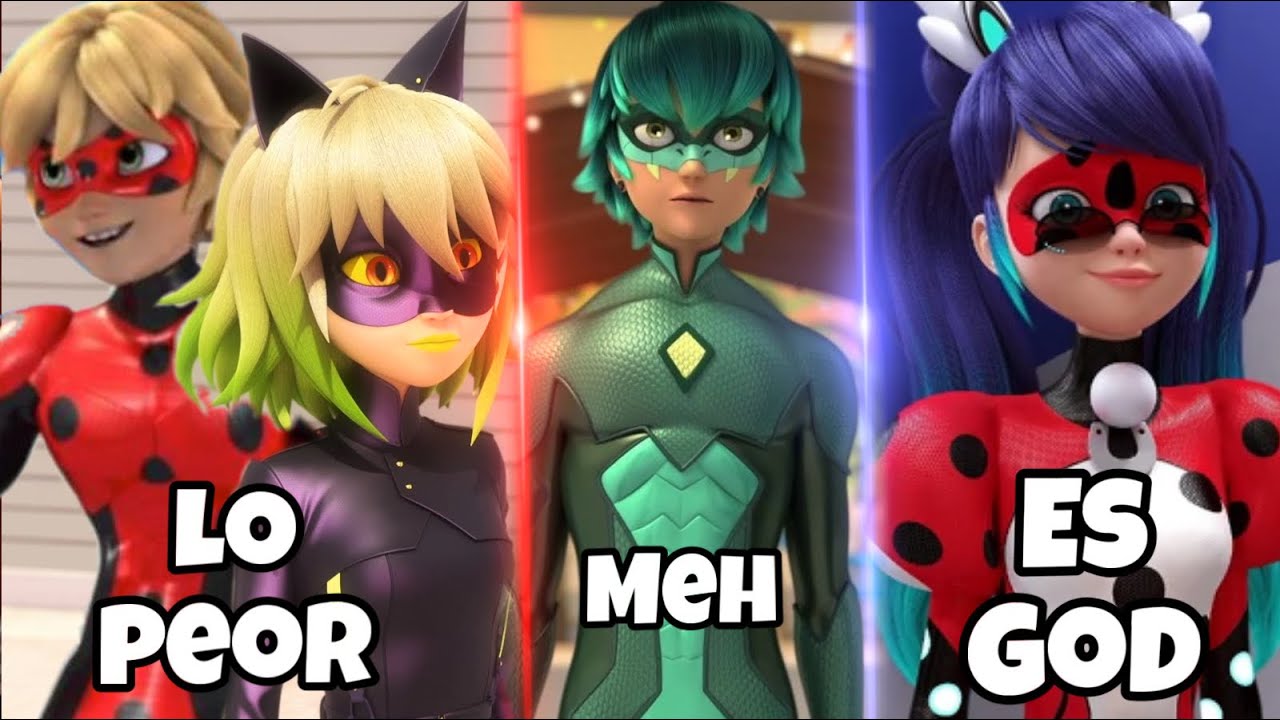 Del PEOR al MEJOR: Todos los TRAJES de Miraculous Ladybug (Tier List)