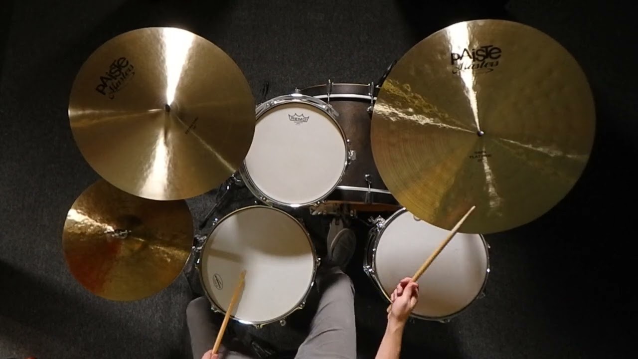Paiste Masters Dark Flat Ride Cymbal 22