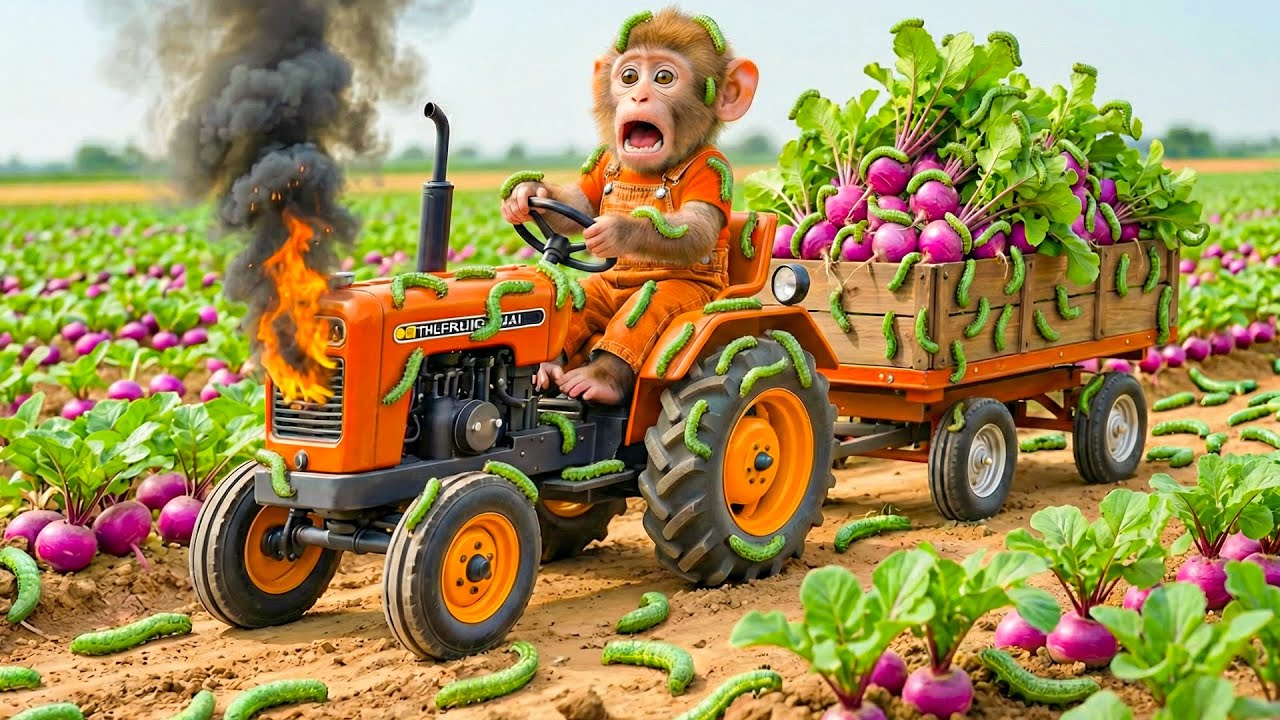 Monkey Kiki’s Peaceful Garden Turns CHAOTIC When Pests Attack…His Smart Plan Will AMAZE You!