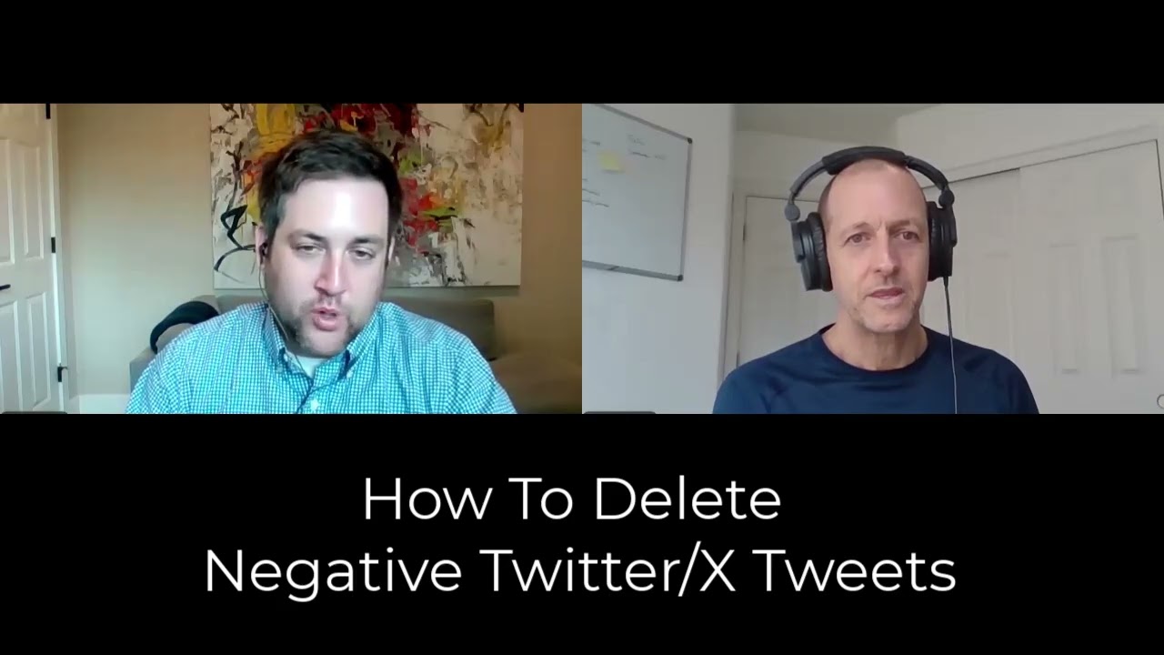 How To Delete Negative Twitter/X 