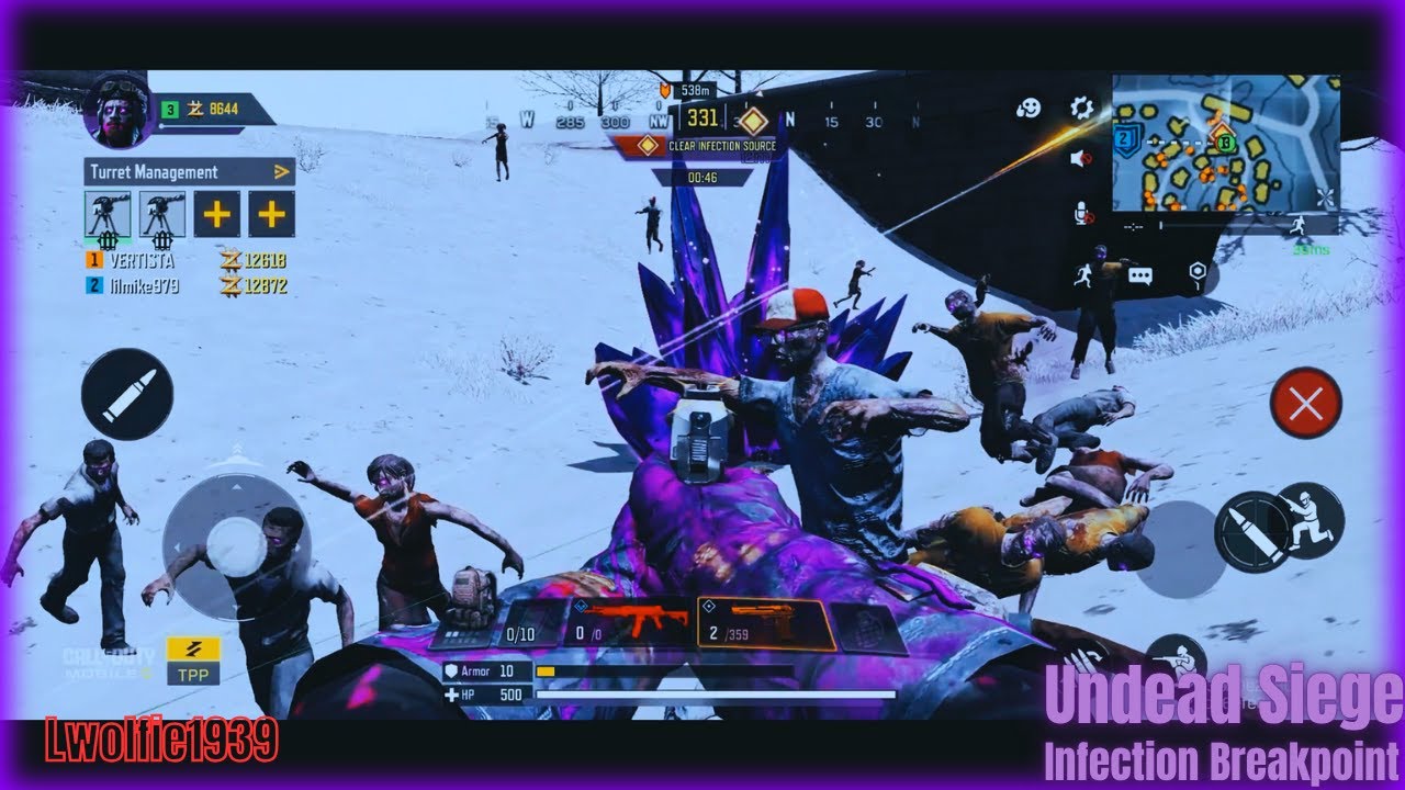 COD Mobile Undead Siege - Gameplay (Hard Difficulty)
