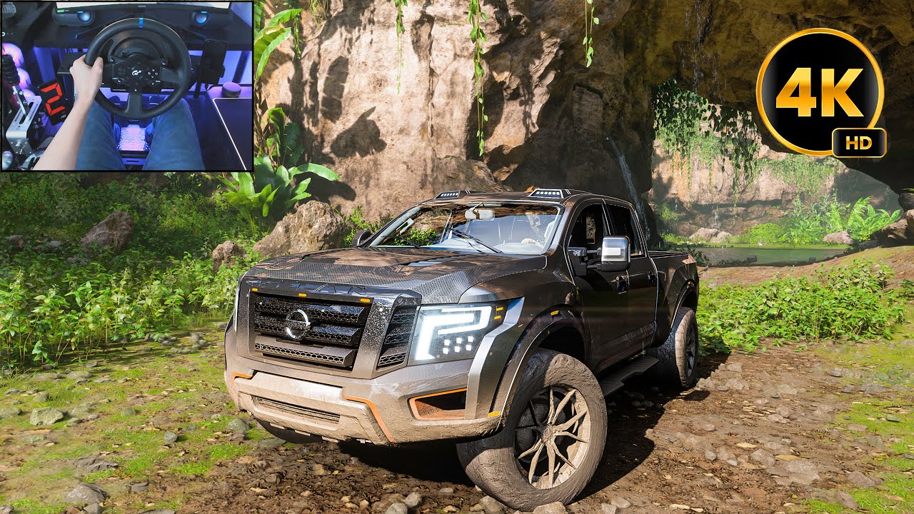 Nissan Titan Warrior | Realistic Offroading - Forza Horizon 5 | Thrustmaster T300RS