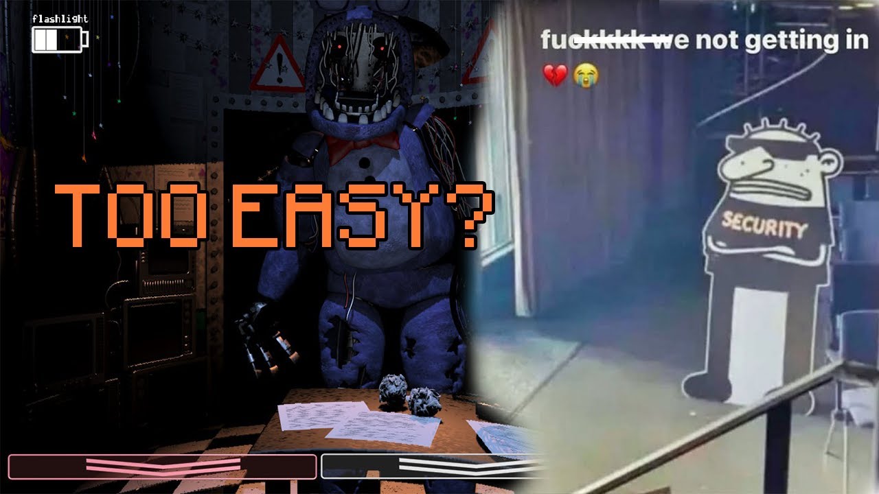 IS THIS GAME EVEN SCARY?? -- Five Nights At Freddy's 2