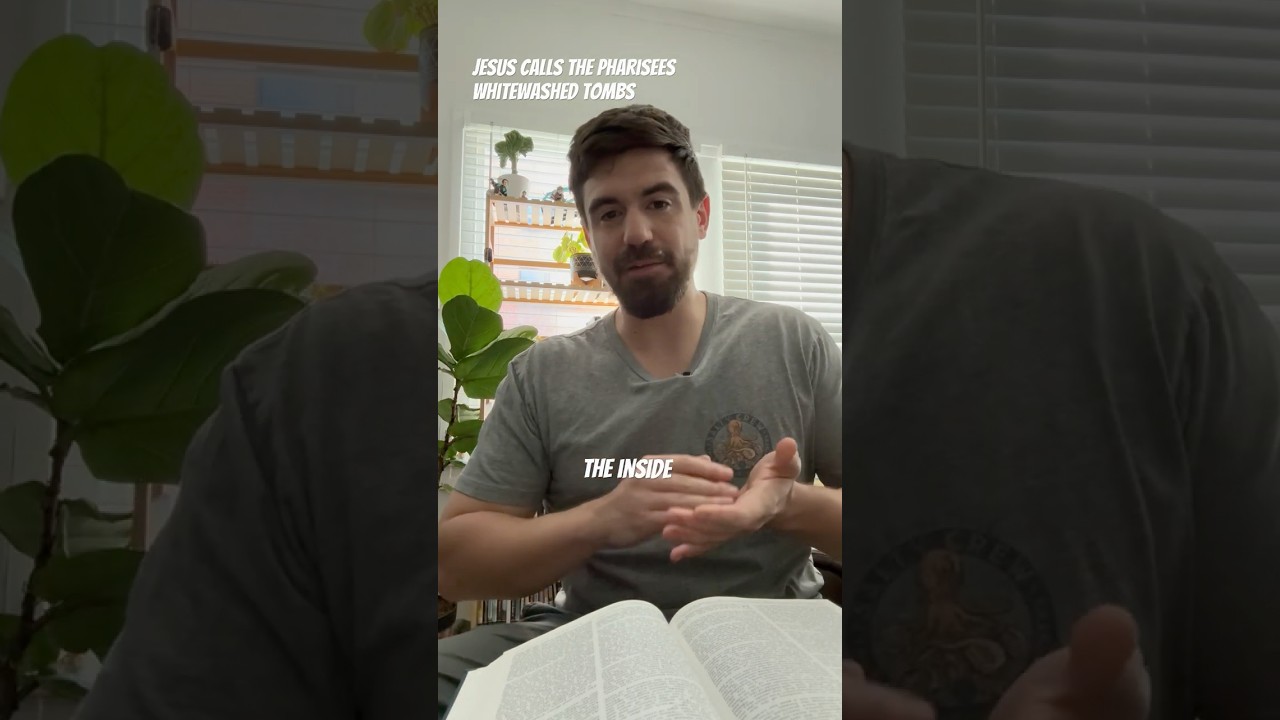 Jesus calls Pharisees whitewashed tombs