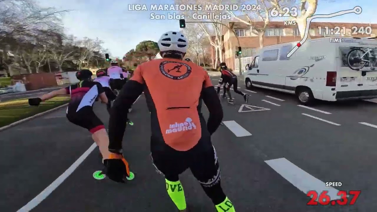 Liga maratones Madrid. SAN BLAS 2024