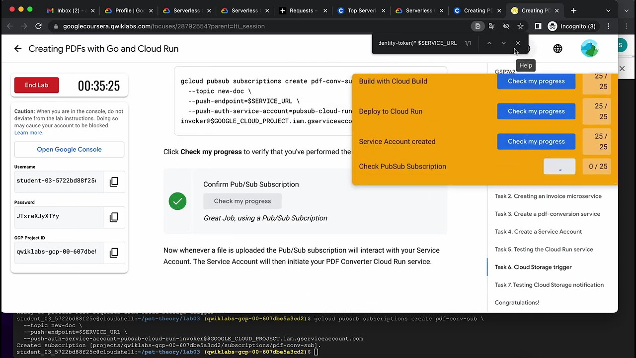 Creating PDFs with Go and Cloud Run