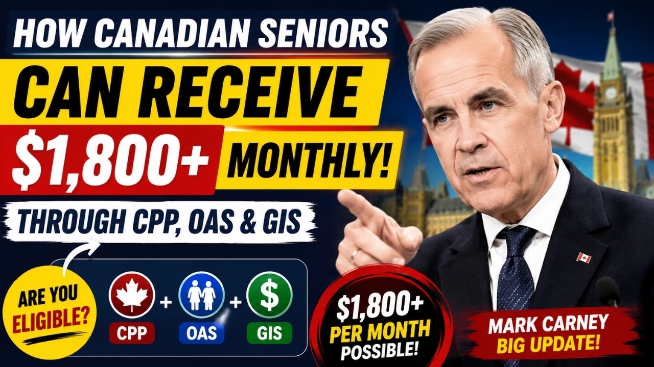 How Canadian Seniors Can Receive $1,800+ Monthly Through CPP, OAS & GIS