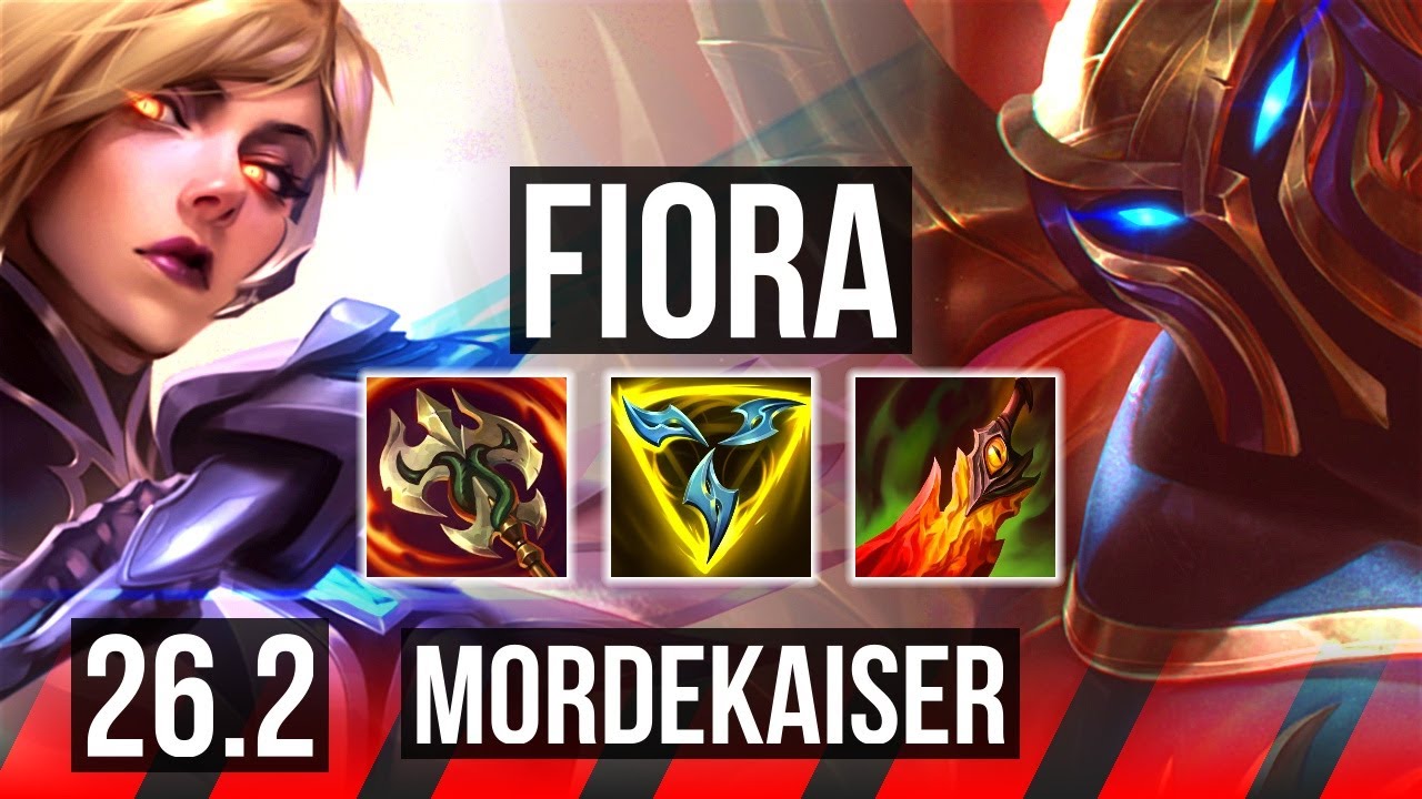 FIORA vs MORDEKAISER (TOP) | EUNE Challenger | 26.2