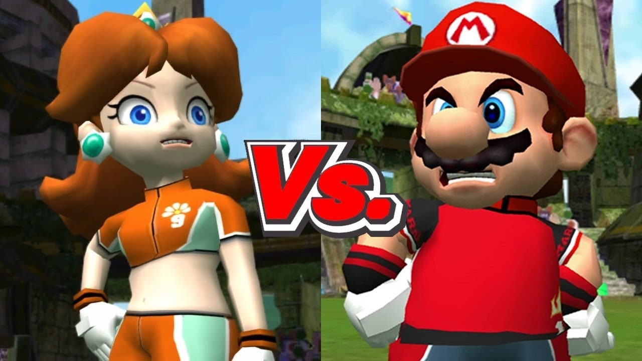 Super Mario Strikers - Daisy/Koopa Troopa Vs. Mario/Toad
