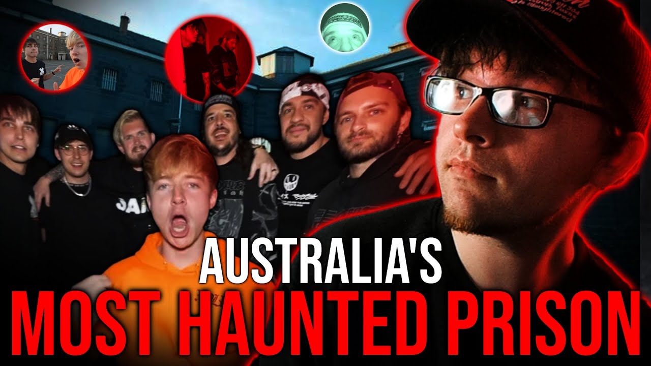 Reacting to Demonic Encounter at Australia's Most Haunted Prison by Sam and Colby & The Boys