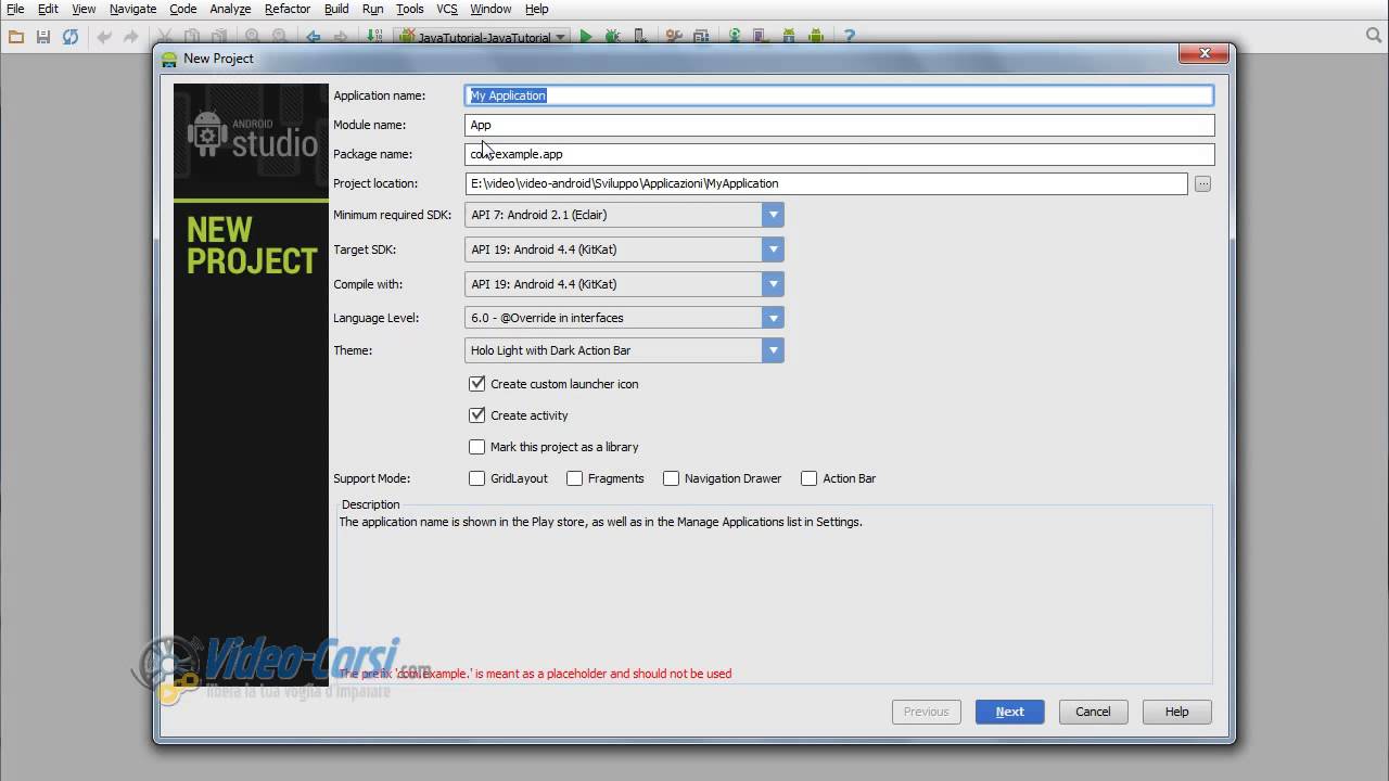 Corso Android introduzione