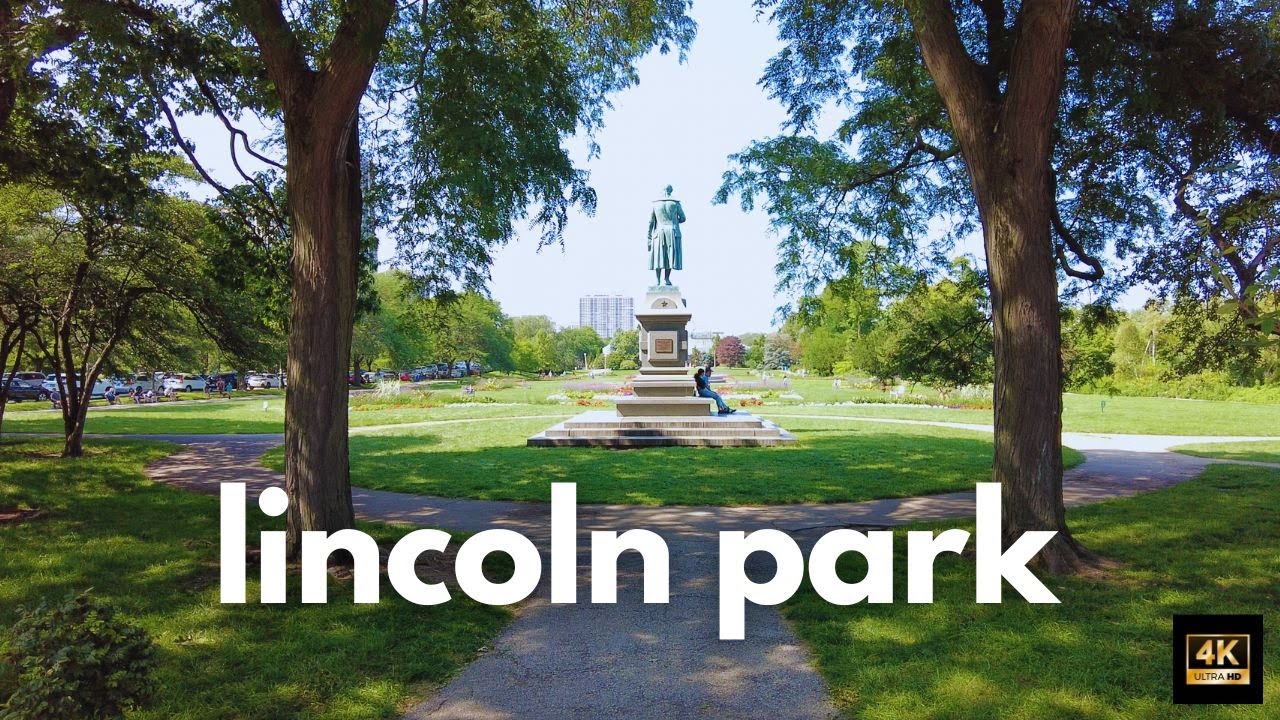 [4K UHD] Lincoln Park Chicago Nature Walking Tour | Exploring One Of The Most Popular Neighborhoods