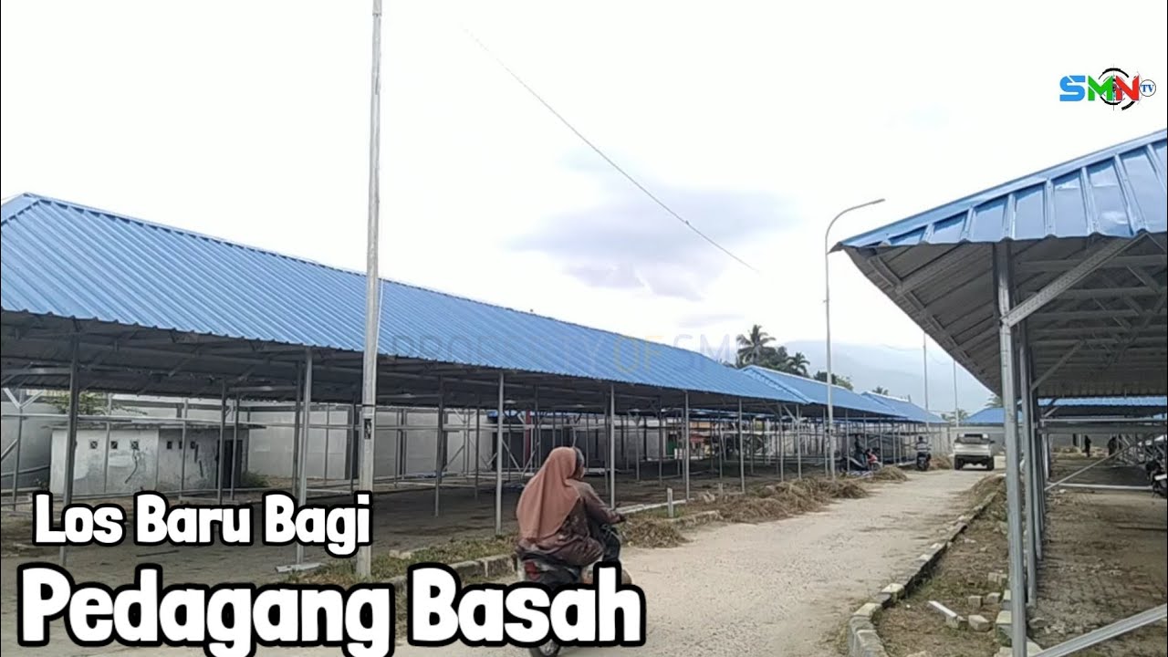 Pedagang basah di pasar baru akan menempati los baru
