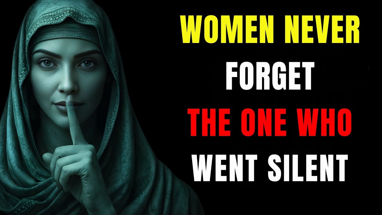 Женщины никогда не забывают того, кто замолчал | Стоический образ мышления