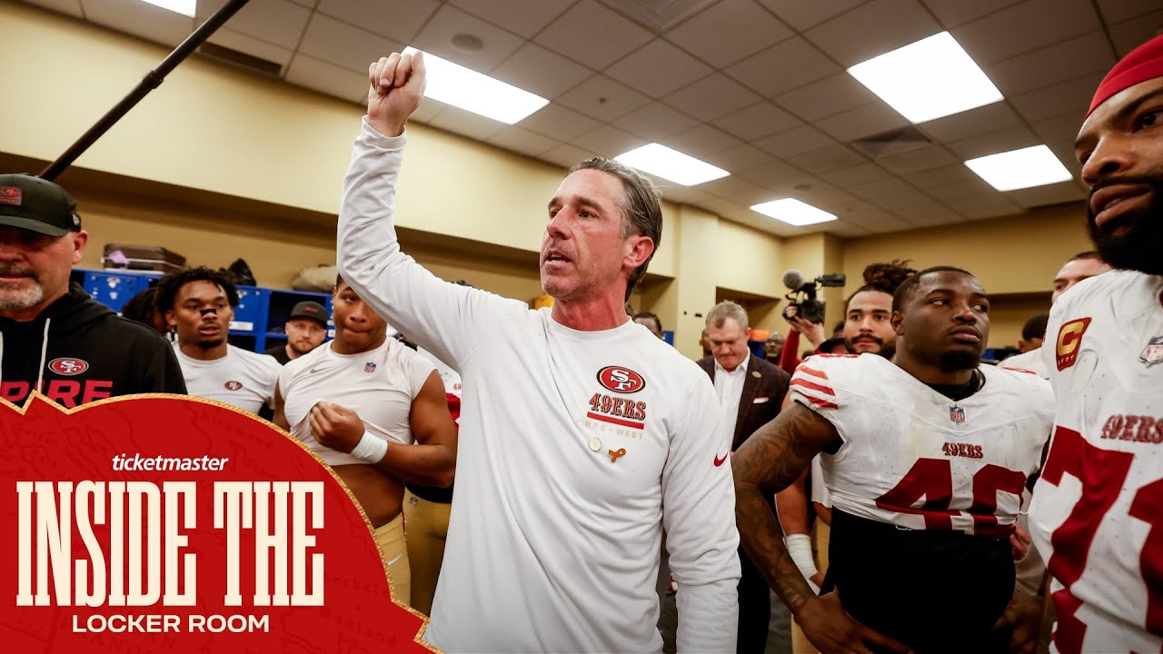 Go Inside the 49ers Locker Room Following Week 16 vs. Colts