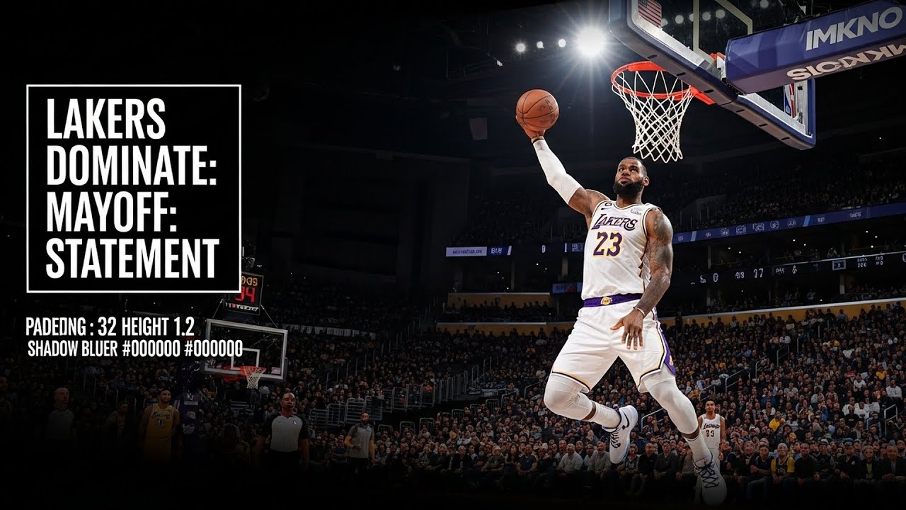 Lakers' Playoff Statement: Unpacking the Mavericks' Challenge
