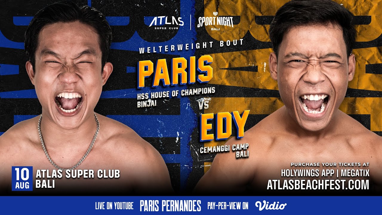 Holywings Sport Night Bali - Paris Pernandes vs Edy Boxing
