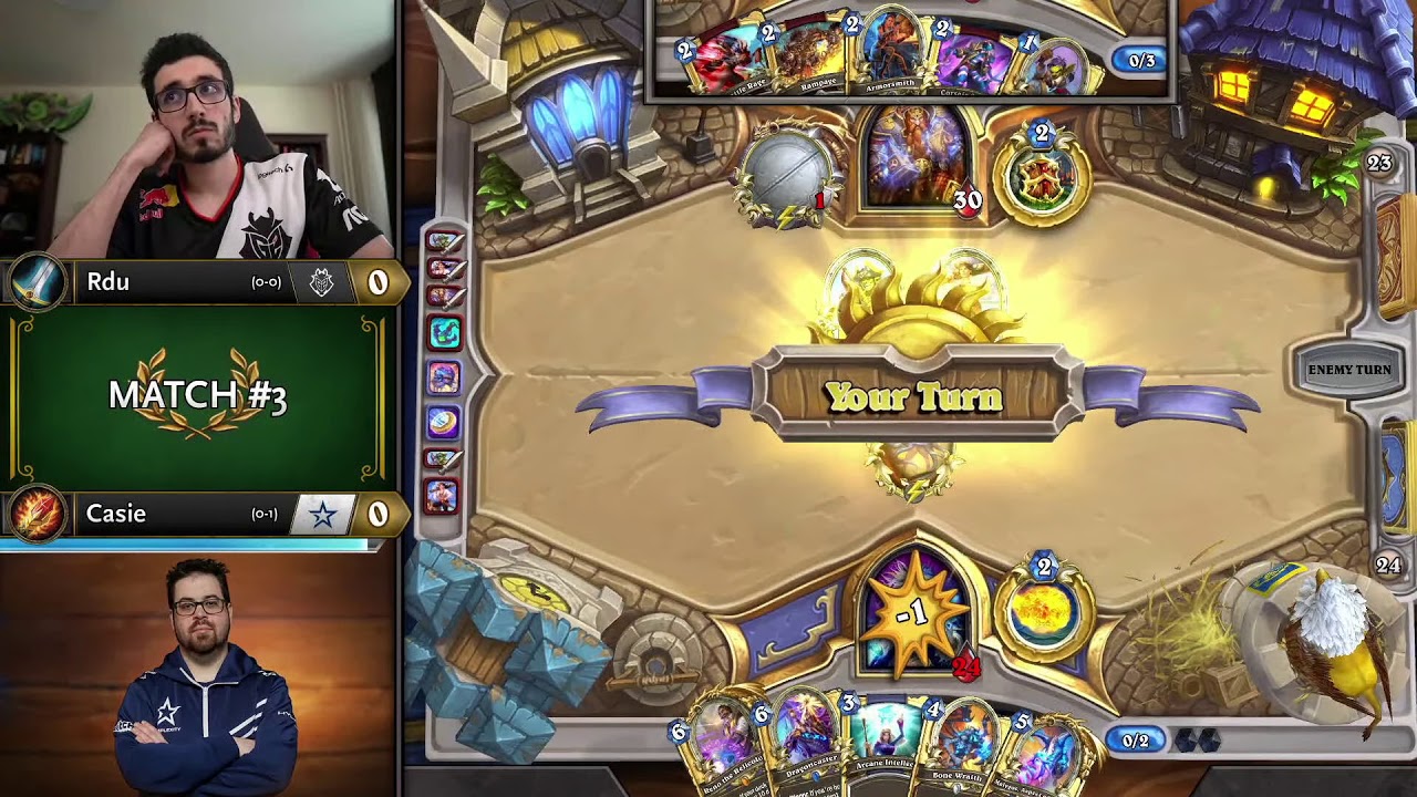 Rdu vs Casie - Division B - Hearthstone Grandmasters Europe 2020 Season 1 - Week 4