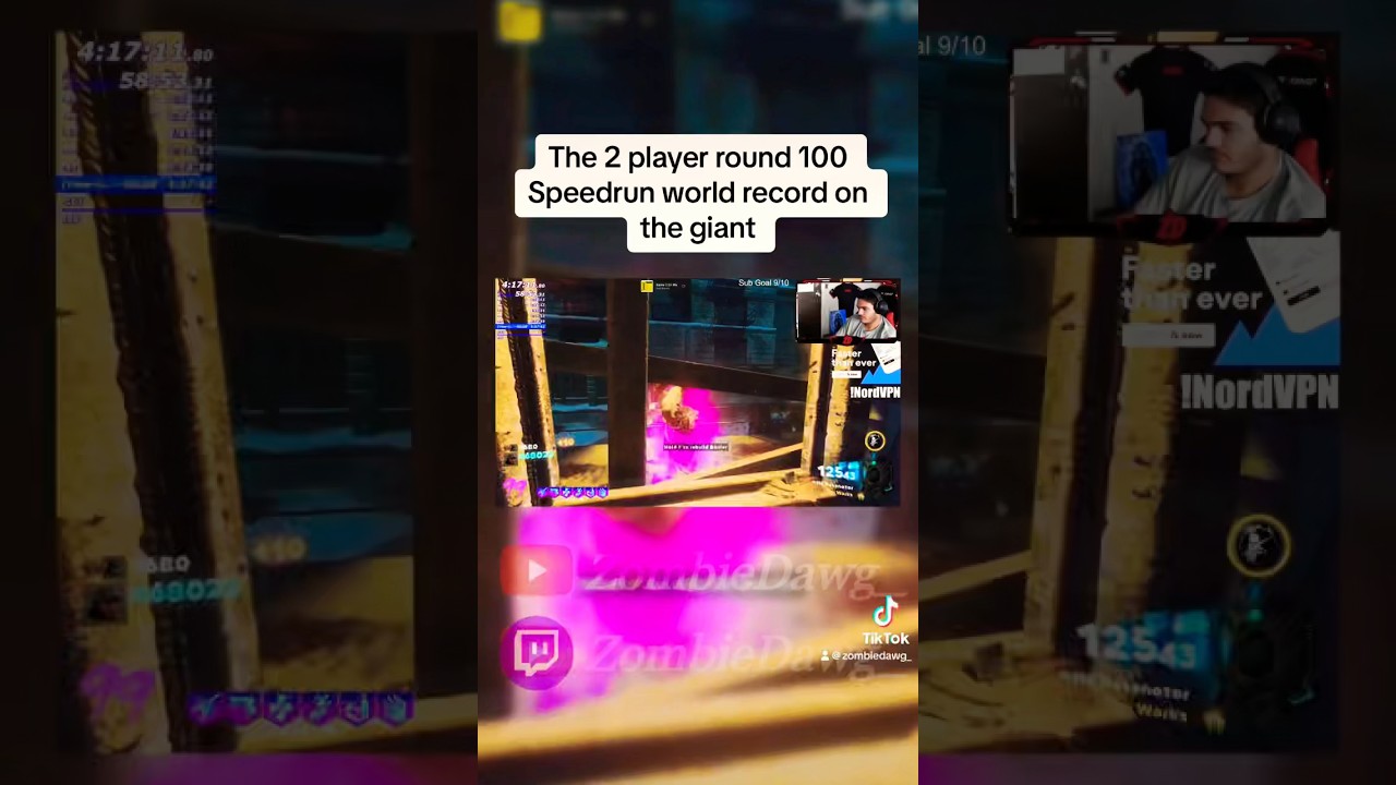 The fastest round 100 on the giant 