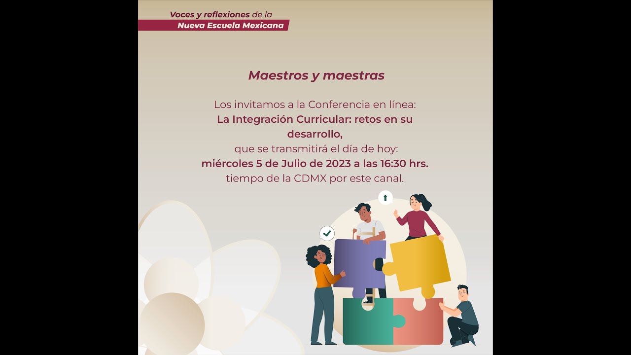 Conferencia en línea: La integración curricular: retos en su desarrollo
