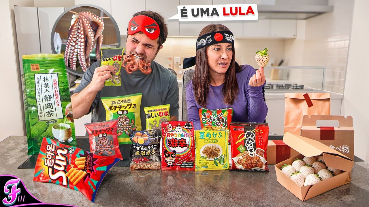 PROVANDO COMIDAS ESTRANHAS DO JAPÃO * Impossível… - Fran Japa
