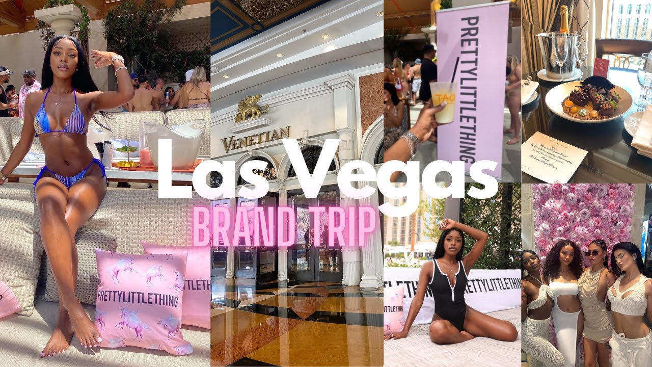 LAS VEGAS TRAVEL VLOG | MY FIRST EVER! INFLUENCER BRAND TRIP w/ PRETTYLITTLETHING 🦄