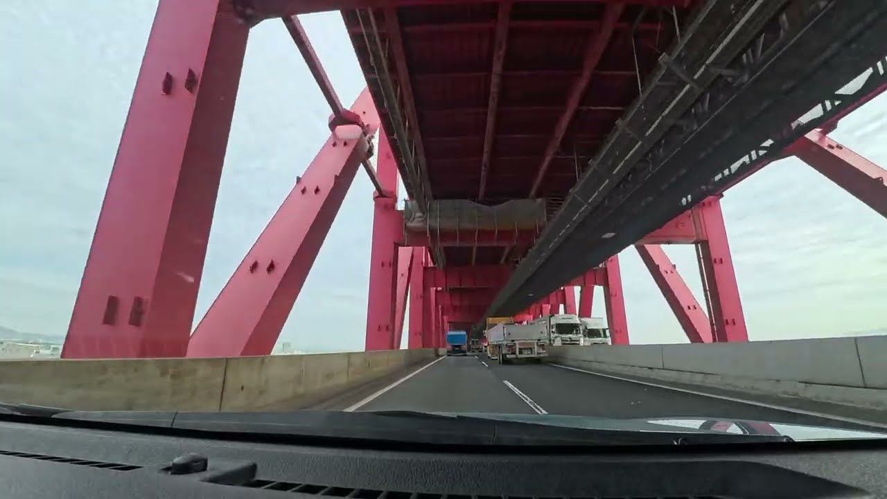 【ＨＤ】湾岸ドライブ / 阪神高速４号湾岸線約３０ｋｍドライブ