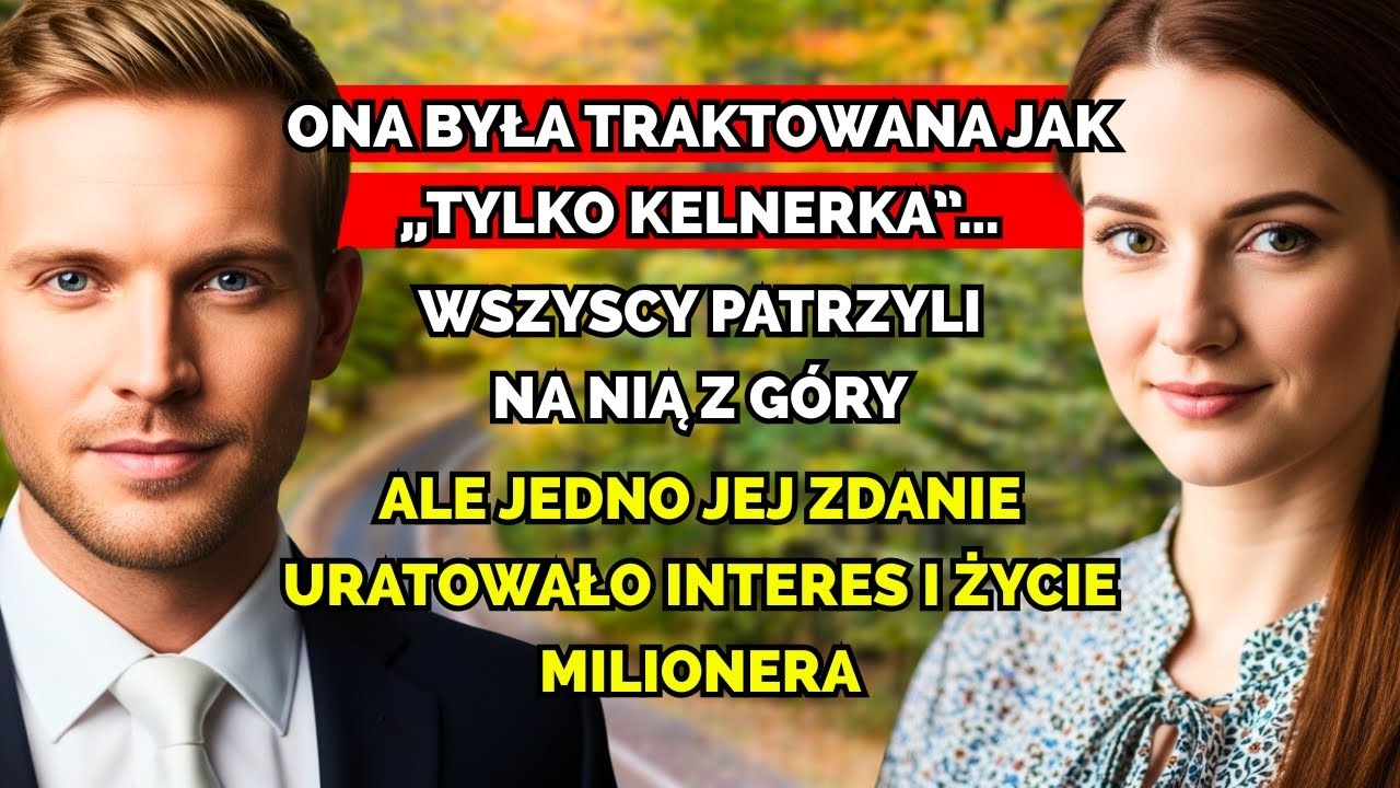 Ona była traktowana jak „tylko kelnerka”… ale jedno jej zdanie uratowało interes i życie milionera