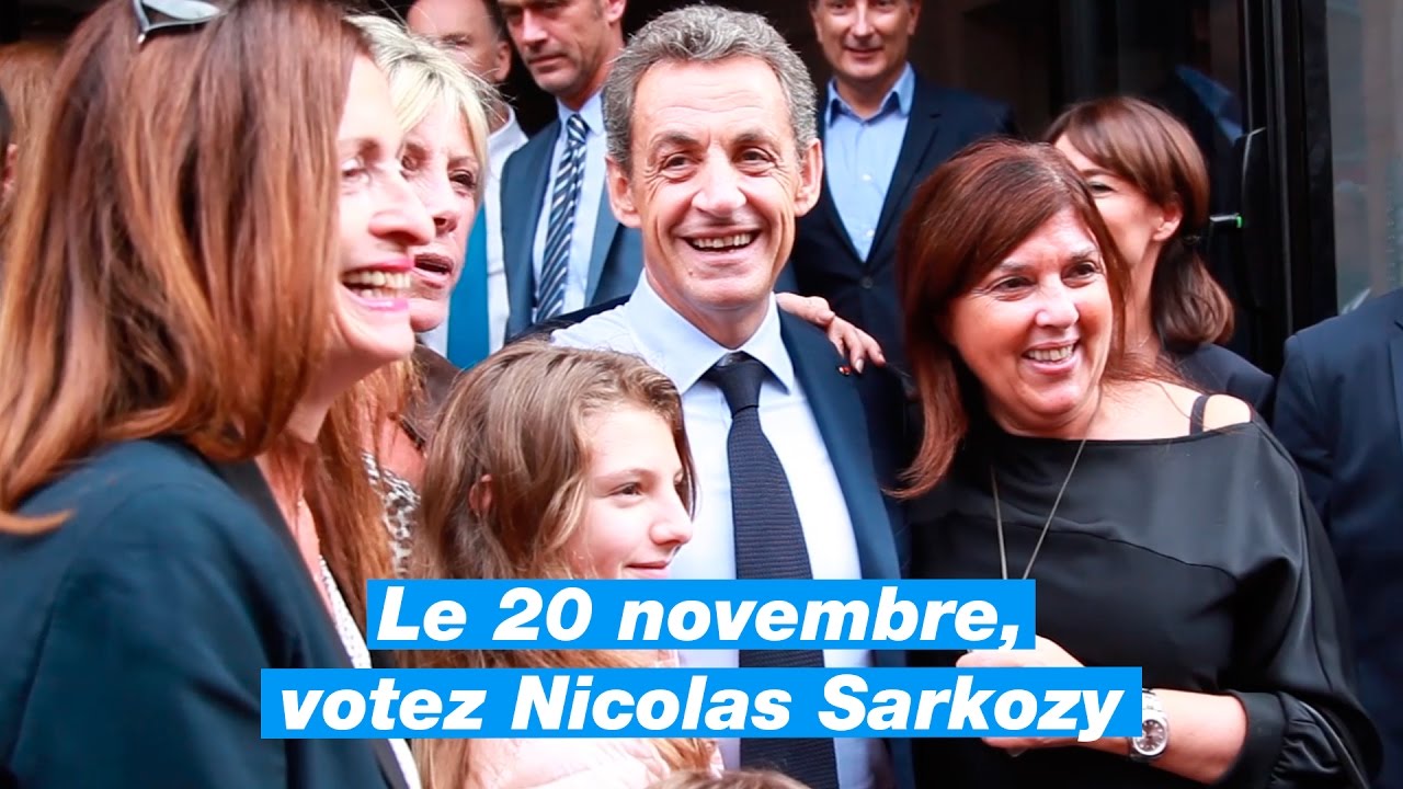 Le 20 novembre, votez Nicolas Sarkozy
