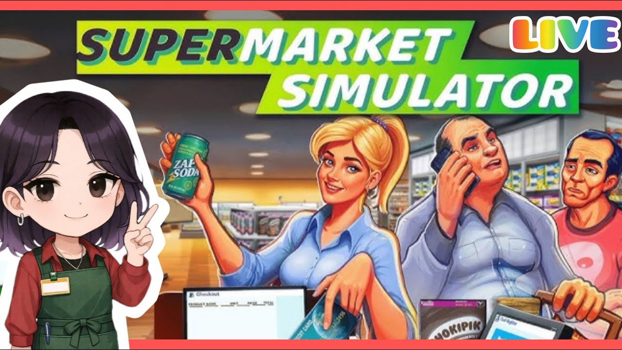 【スーパー】お店を広くするためにひたすら貯金の回【supermarketsimulator】