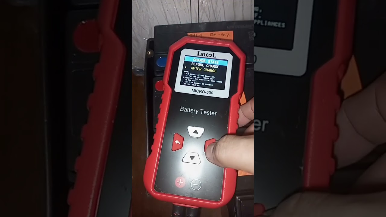 Lancol Micro-500 Battery Analyzer on Tianneng 12v 25ah AGM/Gel Lead Acid Battery